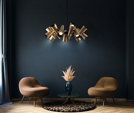 Люстра на штанге Maytoni Giro MOD095PL-14BS Люстра на штанге Maytoni Giro MOD095PL-14BS