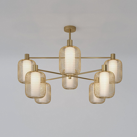 Люстра на штанге Eurosvet Voile 30192/8 золото a069159 Люстра на штанге Eurosvet Voile 30192/8 золото a069159