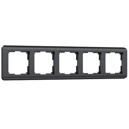 Рамка на 5 постов графитовая Werkel Stream W0052104 4690389162510 a051271 Рамка на 5 постов графитовая Werkel Stream W0052104 4690389162510 a051271
