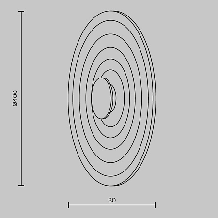 Светильник настенный светодиодный Maytoni Nami MOD400WL-L5GR3K Светильник настенный светодиодный Maytoni Nami MOD400WL-L5GR3K