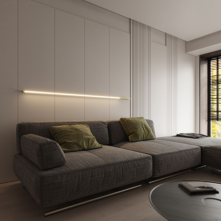 Светильник настенный светодиодный Elektrostandard Alto LED латунь 3000K (40134/LED) a069823