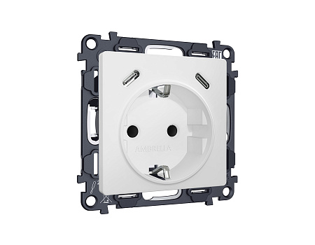 Комплект механизма электрической розетки Ambrella Volt MA MA130510