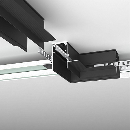 Угол для встраиваемого шинопровода под ГКЛ 9,5мм Elektrostandard Slim Magnetic 85214/00 черный a067508 Угол для встраиваемого шинопровода под ГКЛ 9,5мм Elektrostandard Slim Magnetic 85214/00 черный a067508