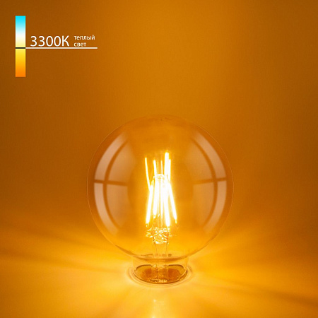 Филаментная светодиодная лампа Elektrostandard 6W 3300K E27 BLE2704 a048264 Филаментная светодиодная лампа Elektrostandard 6W 3300K E27 BLE2704 a048264
