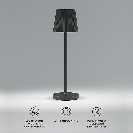 Уличный ландшафтный светодиодный светильник Elektrostandard Mist черный (TL70220)