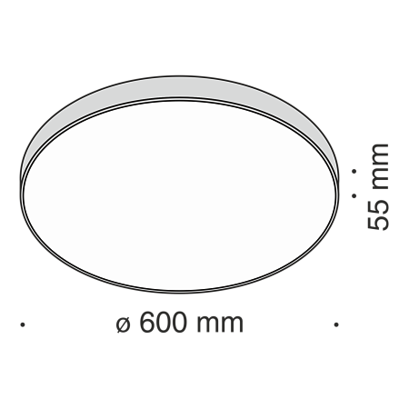 Потолочный светодиодный светильник Maytoni Zon C032CL-L96W4K