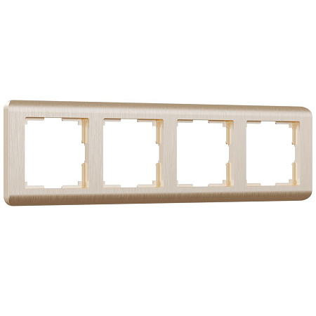 Рамка на 4 поста шампань Werkel Stream W0042111 4690389162497 a051285 Рамка на 4 поста шампань Werkel Stream W0042111 4690389162497 a051285