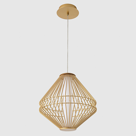 Светильник подвесной светодиодный Crystal Lux CUADRA SP15W LED GOLD Светильник подвесной светодиодный Crystal Lux CUADRA SP15W LED GOLD