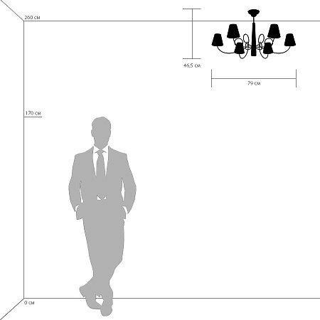Потолочная люстра Lightstar Vortico 814074