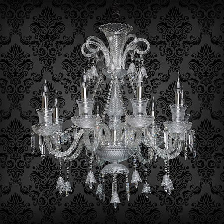 Люстра хрустальная Chiaro Барселона 313012508 Люстра хрустальная Chiaro Барселона 313012508