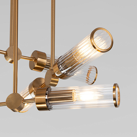Люстра на штанге Eurosvet Oriens 60166/6 латунь a068071 Люстра на штанге Eurosvet Oriens 60166/6 латунь a068071