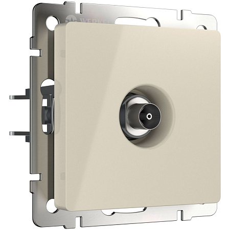 ТВ розетка оконечная слоновая кость Werkel W1183003 4690389155802 a051494