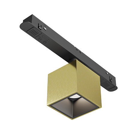 Трековый магнитный светодиодный светильник Maytoni Exility Alfa S TR133-4-7W-DS-BS Трековый магнитный светодиодный светильник Maytoni Exility Alfa S TR133-4-7W-DS-BS