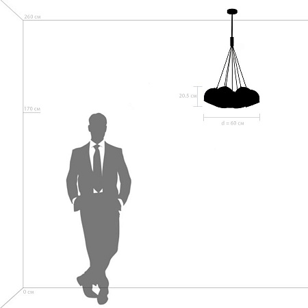 Подвесная люстра Lightstar Sferico 729071 Подвесная люстра Lightstar Sferico 729071