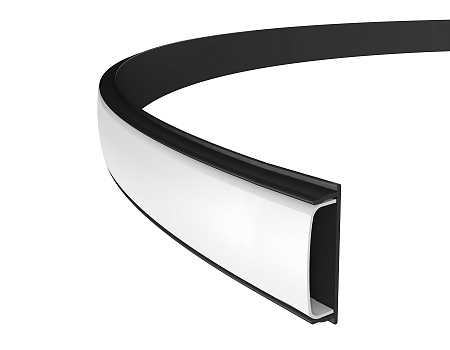 Накладной гибкий профиль для светодиодной ленты Ambrella light ILLUMINATION GP1600BK