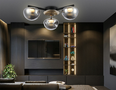 Люстра потолочная светодиодная Ambrella light HIGH LIGHT LH12006 Люстра потолочная светодиодная Ambrella light HIGH LIGHT LH12006