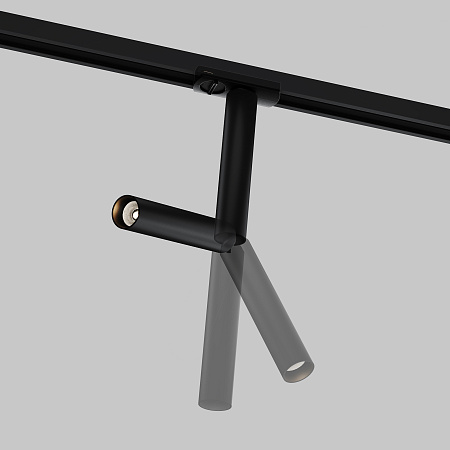 Трековый однофазный светодиодный светильник  Maytoni Unity Focus T TR142-1-6W3K-B