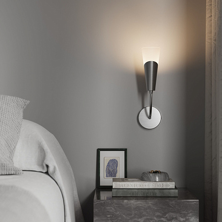 Бра Eurosvet Rhyton 60167/1 никель a068282 Бра Eurosvet Rhyton 60167/1 никель a068282