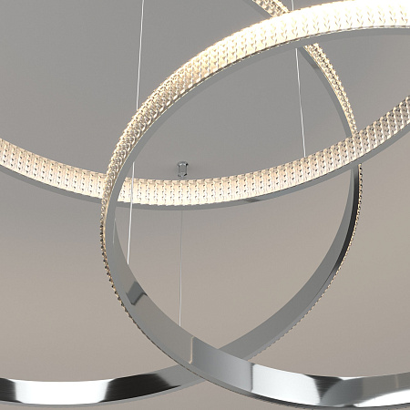 Люстра подвесная светодиодная Eurosvet Posh 90275/3 хром Smart a048449 Люстра подвесная светодиодная Eurosvet Posh 90275/3 хром Smart a048449