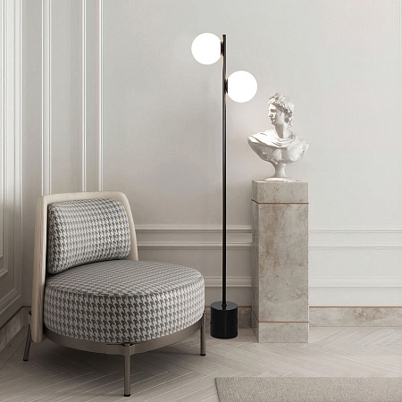 Торшер Eurosvet Marbella 01158/2 черный Торшер Eurosvet Marbella 01158/2 черный