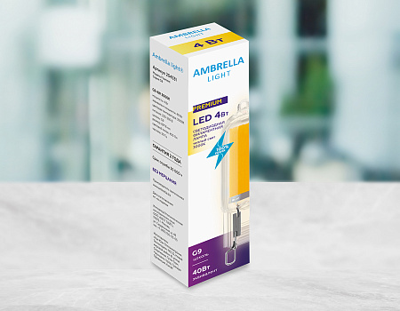 Светодиодная лампа Filament LED G9 4W 3000K (40W) 220-230V