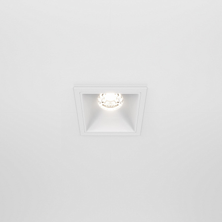 Модульный встраиваемый светодиодный светильник диммируемый Maytoni Alfa LED DL043-01-10W4K-D-SQ-W Модульный встраиваемый светодиодный светильник диммируемый Maytoni Alfa LED DL043-01-10W4K-D-SQ-W