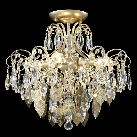 Люстра потолочная Crystal Lux ESMIRALDA PL4 GOLD
