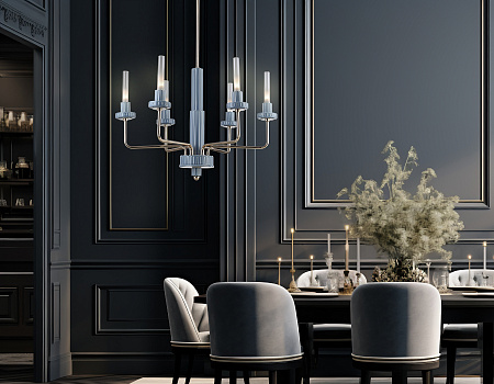 Люстра на штанге светодиодная Ambrella light High light LH53124 Люстра на штанге светодиодная Ambrella light High light LH53124