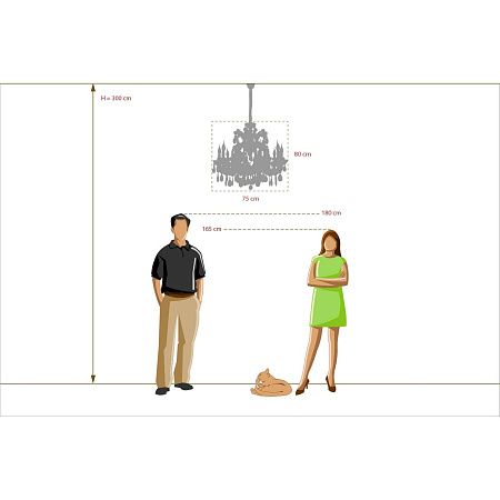 Люстра хрустальная Chiaro Одетта 405010810 Люстра хрустальная Chiaro Одетта 405010810