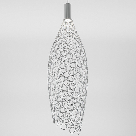 Светильник подвесной светодиодный Eurosvet Ruche 90352/1 хром a069062 Светильник подвесной светодиодный Eurosvet Ruche 90352/1 хром a069062