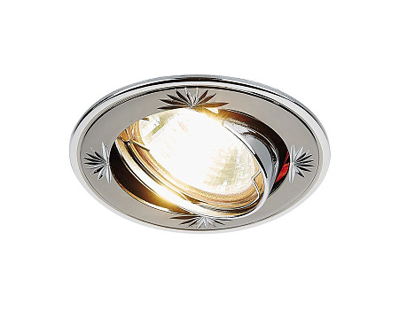 Встраиваемый светильник Ambrella light Standard spot 104A CF GU/CH Встраиваемый светильник Ambrella light Standard spot 104A CF GU/CH