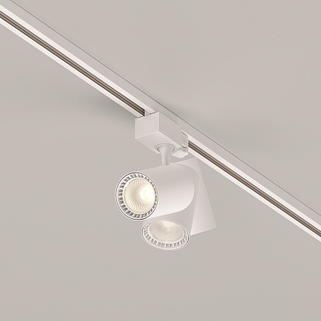 Трековый магнитный трехфазный светодиодный светильник Maytoni Trinity Vuoro TR029-3-10W3K-S-W Трековый магнитный трехфазный светодиодный светильник Maytoni Trinity Vuoro TR029-3-10W3K-S-W
