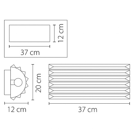 Бра Osgona Limpio 722660