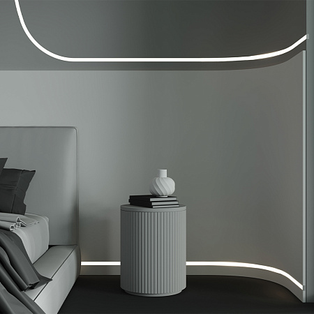 Встраиваемый профиль изогнутый в вертикали Maytoni Led Strip ALM-6214TB-S-2M 636005