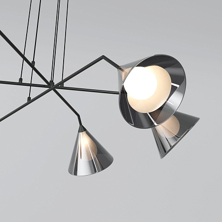 Люстра подвесная Eurosvet Enigma 70161/6 черный a069046 Люстра подвесная Eurosvet Enigma 70161/6 черный a069046