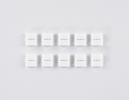 Соединитель прямой для светодиодной ленты 5050 12/24V (3 конт.) 10 шт Ambrella light GS GS6151 Соединитель прямой для светодиодной ленты 5050 12/24V (3 конт.) 10 шт Ambrella light GS GS6151