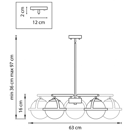 Потолочная люстра Lightstar Croco 815257