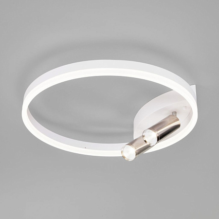 Спот светодиодный Eurosvet Luminari 90247/3 белый / хром a055665 Спот светодиодный Eurosvet Luminari 90247/3 белый / хром a055665