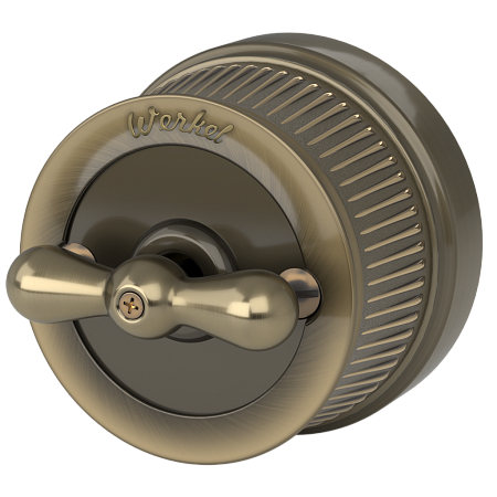 Переключатель одноклавишный Бронзовый Ретро Werkel Ретро W5712012 4690389166617 a050766