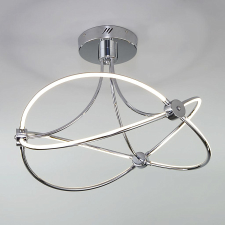 Потолочная светодиодная люстра Eurosvet Petto 90246/6 хром a055663 Потолочная светодиодная люстра Eurosvet Petto 90246/6 хром a055663