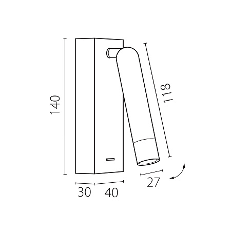 Бра Lightstar Omega 200731 Бра Lightstar Omega 200731