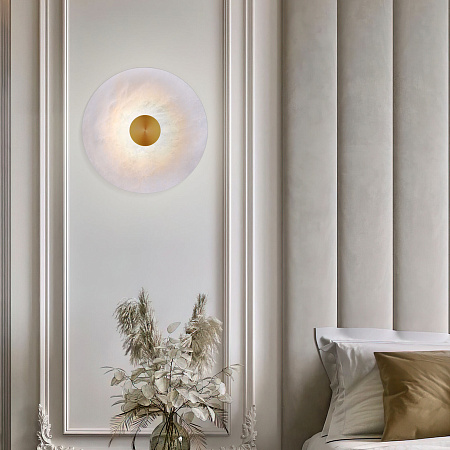 Светильник настенный светодиодный Eurosvet Thasos 40340 LED латунь (a066529) Светильник настенный светодиодный Eurosvet Thasos 40340 LED латунь (a066529)