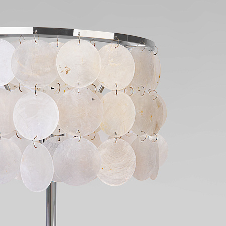 Настольная лампа Eurosvet Sandra 208101 хром/перламутр a071050 Настольная лампа Eurosvet Sandra 208101 хром/перламутр a071050