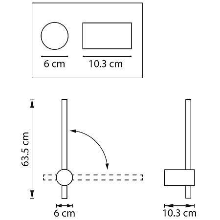 Светильник настенный светодиодный Lightstar Tubo 748533 Светильник настенный светодиодный Lightstar Tubo 748533