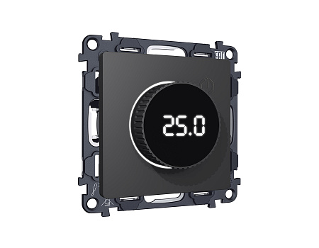 Комплект механизма терморегулятора с цифровым дисплеем с подсветкой и датчиком для теплого пола 16A-250V Ambrella Volt Alfa MA905810 Комплект механизма терморегулятора с цифровым дисплеем с подсветкой и датчиком для теплого пола 16A-250V Ambrella Volt Alfa MA905810