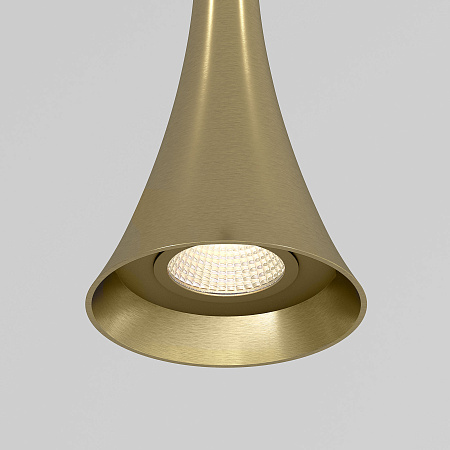 Светильник подвесной светодиодный Elektrostandard Hall 50314 LED латунь a068821