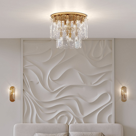 Люстра потолочная Eurosvet Claire 60170 золото Smart a070628 Люстра потолочная Eurosvet Claire 60170 золото Smart a070628