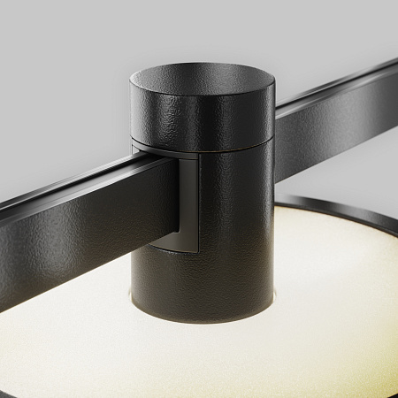 Трековый магнитный светодиодный светильник Maytoni Flarity Plato TR152-1-7W3K-B Трековый магнитный светодиодный светильник Maytoni Flarity Plato TR152-1-7W3K-B