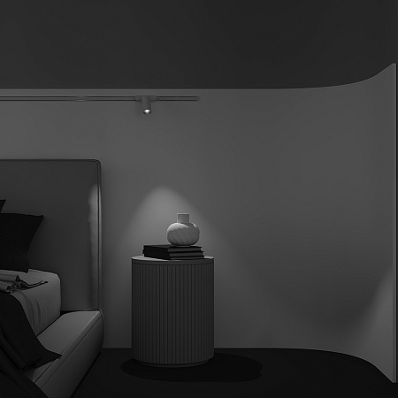 Трековый магнитный светодиодный светильник Maytoni Radity Focus LED TR103-1-12W3K-M-W Трековый магнитный светодиодный светильник Maytoni Radity Focus LED TR103-1-12W3K-M-W