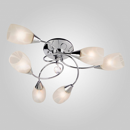 Потолочная люстра Eurosvet Virginia 2275/6 хром 00000055492 Потолочная люстра Eurosvet Virginia 2275/6 хром 00000055492